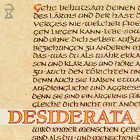 Desiderata