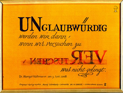 Unglaubwürdig